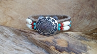 Waitz vintage leather bracelet indian
