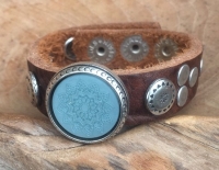 Waitz bracelet mandala blue
