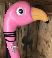 Flamingo choker zwart