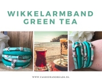 Wikkelarmband green tea
