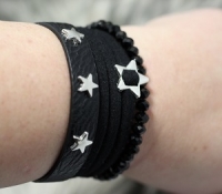 Armbanden set black star