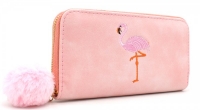 Flamingo portemonnee pink