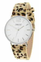 Ernest horloge luipaard beige