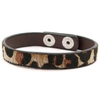 Armband leopard brown