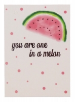 Sieradenkaartje you are one in a melon