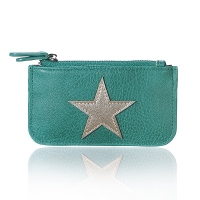 Mini wallet ster groen
