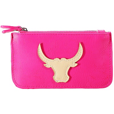 Mini wallet buffel fuchsia