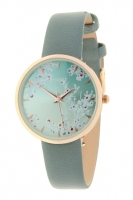 Ernest horloge blossom jeansblauw