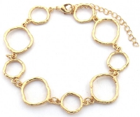 Cirkels armband goud en Tony reep