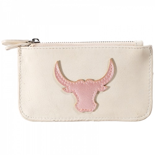 Mini wallet buffel roze